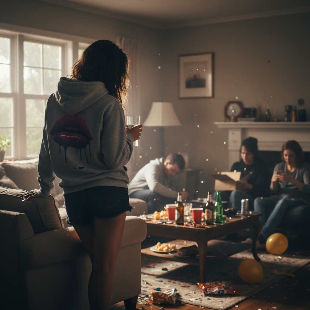 Hoodie - Dripping Lips