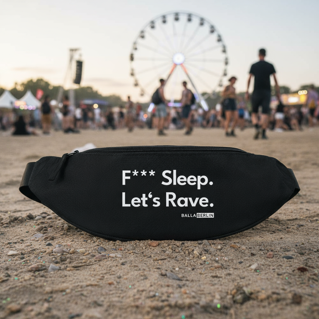 Bauchtasche - F*** Sleep. Let's Rave.