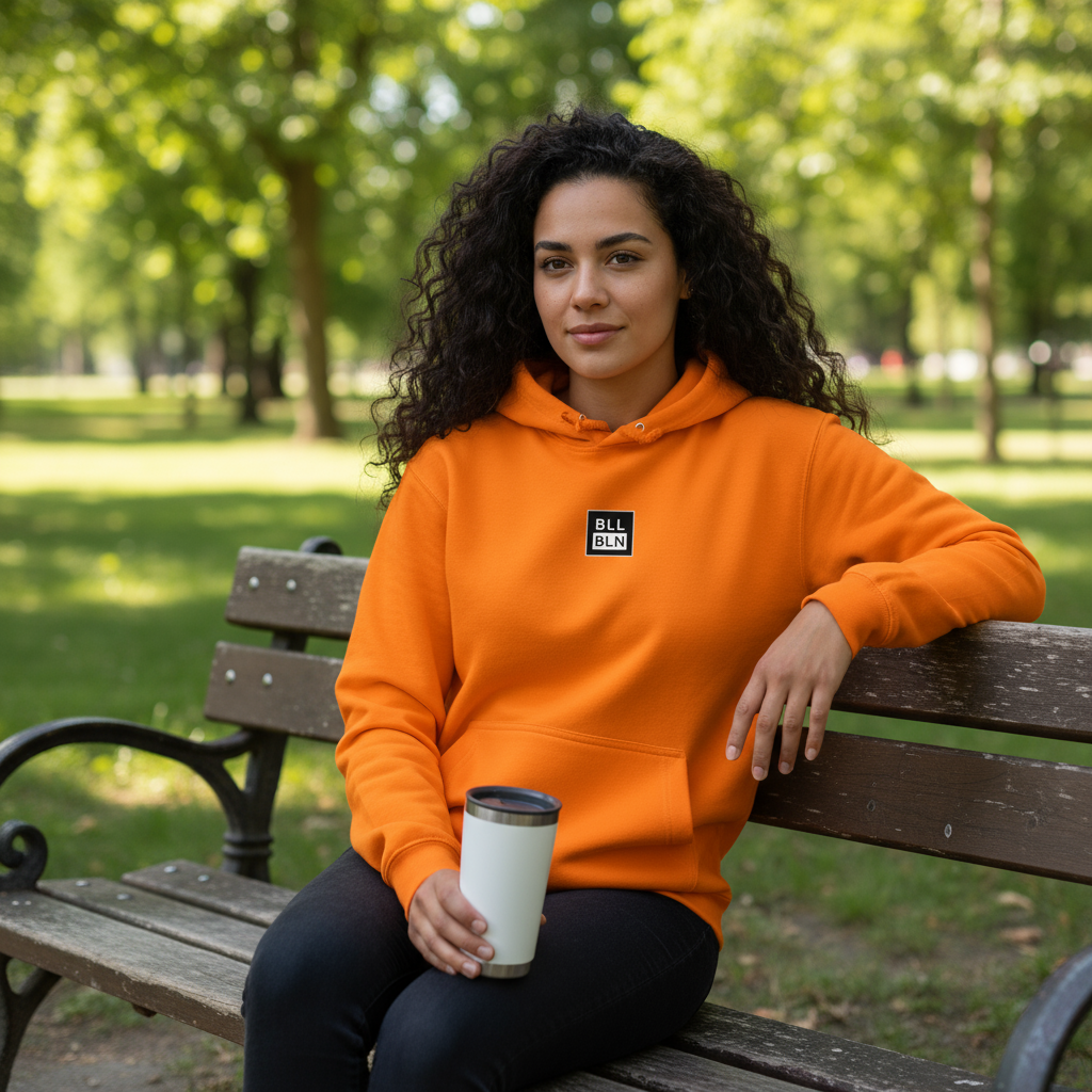 Hoodie - schwarzes Logo - colourful, 9 Farben, S- XXXL