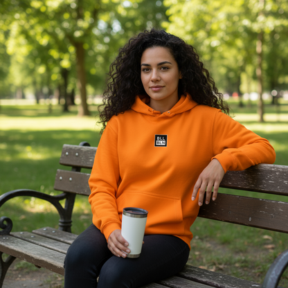 Hoodie - schwarzes Logo - colourful, 9 Farben, S- XXXL