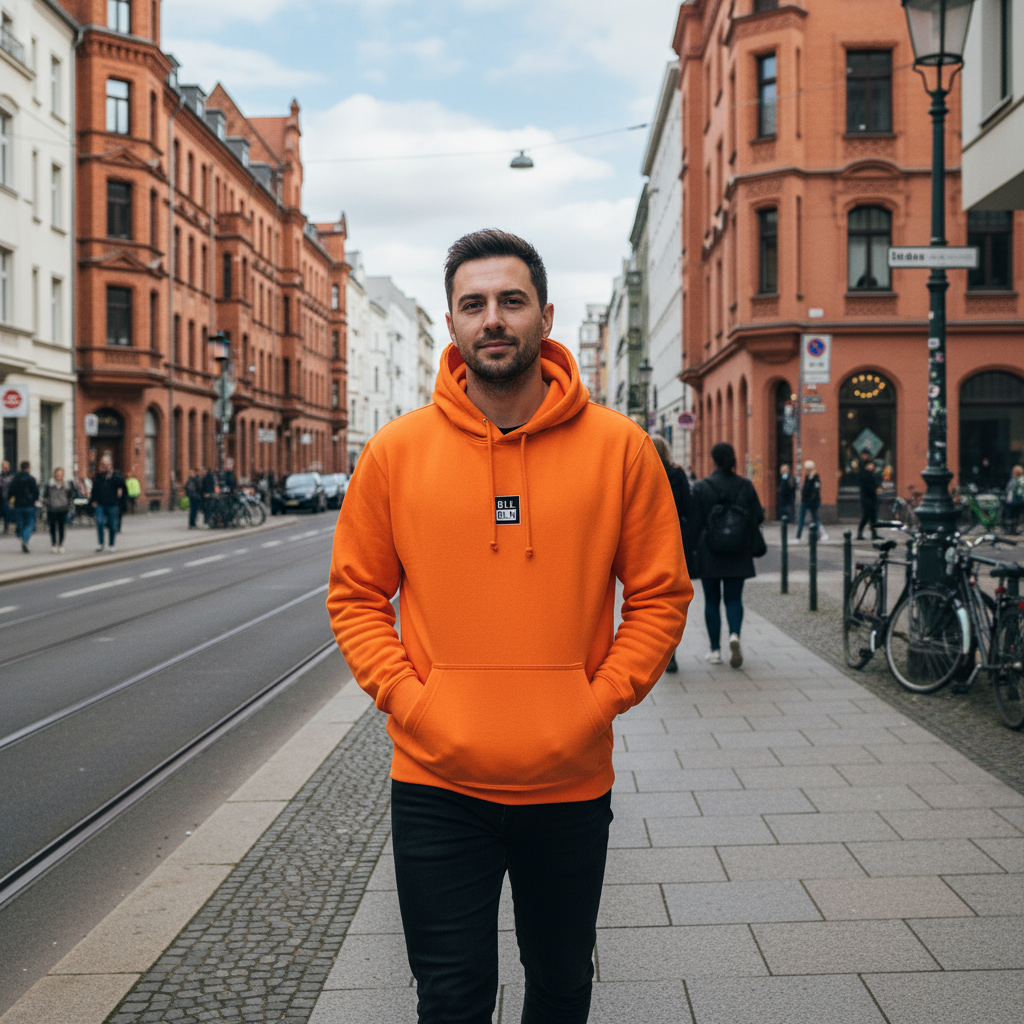 Hoodie - schwarzes Logo - colourful, 9 Farben, S- XXXL