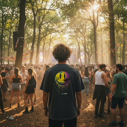 Oversize Shirt - Smiley - Backprint