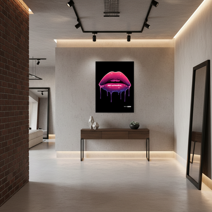 Poster - Dripping Lips - 4 Größen