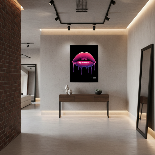 Poster - Dripping Lips - 4 Größen