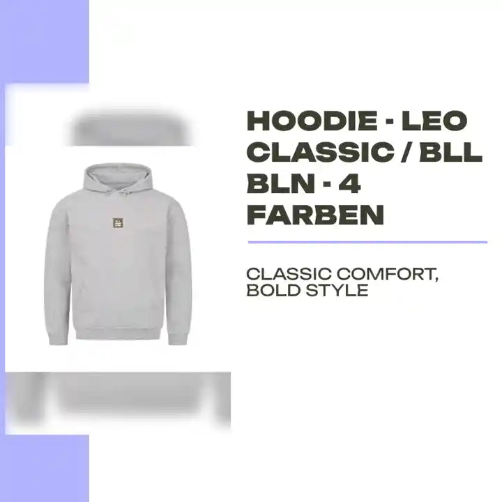 Hoodie - LEO Classic / BLL BLN - 4 Farben by@Outfy